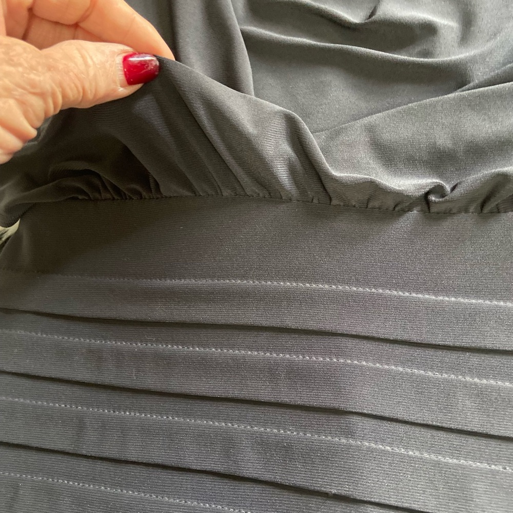 Cache Charcoal Sleeveless Formal/Cocktail Dress with Embellished Details Sz 2 - Picture 5 of 10